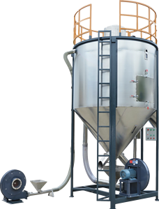 vertical silo mixer