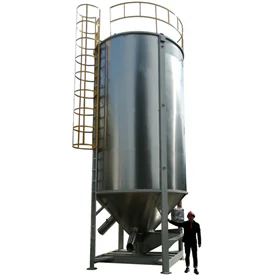 high capacity plastic vertical silo mixer
