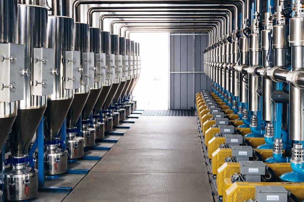 central feeding system - Material Distribution Station