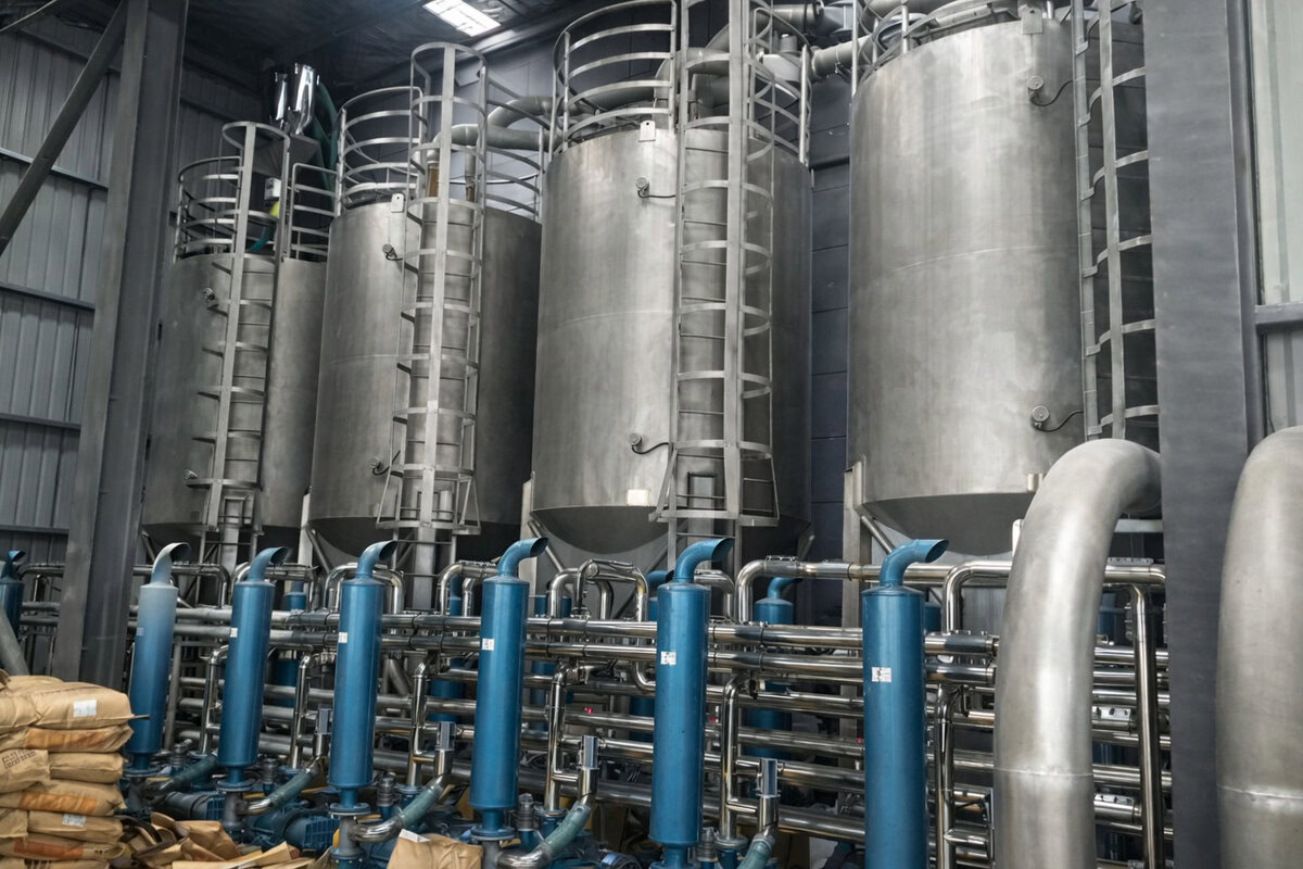 central feeding system - Storage Silos & Hoppers