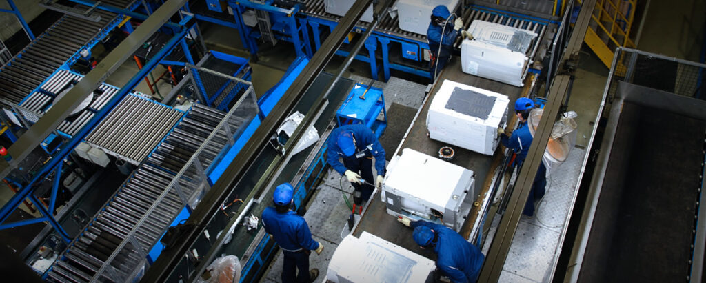 household appliance plastic recycling process