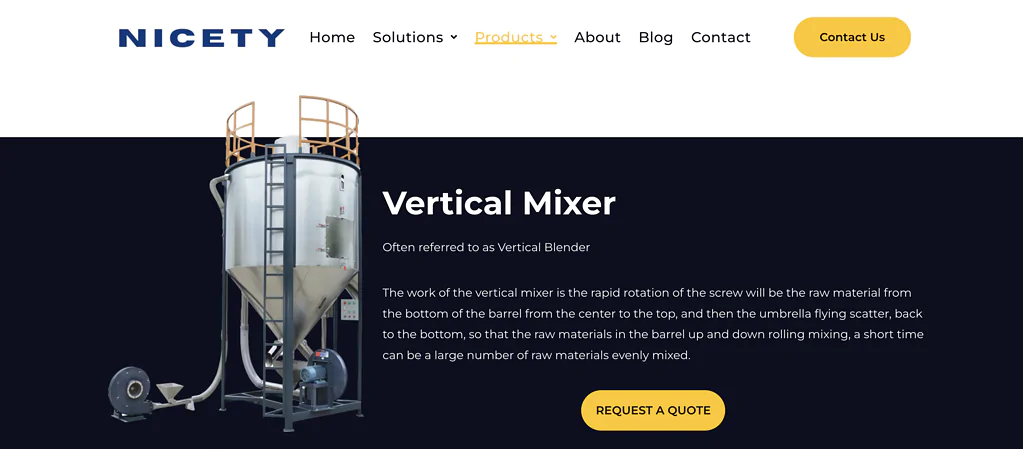 Vertical Silo Mixer Manufacturer