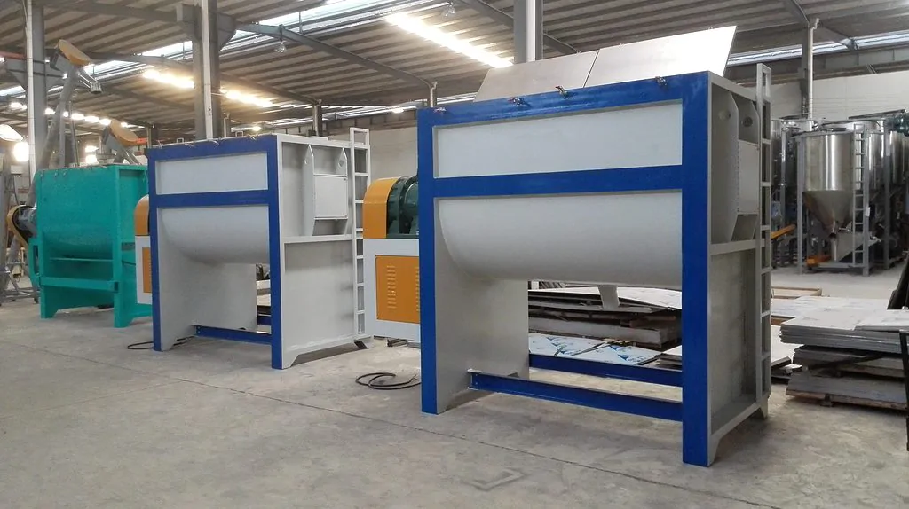 Horizontal Ribbon Blender Mixer