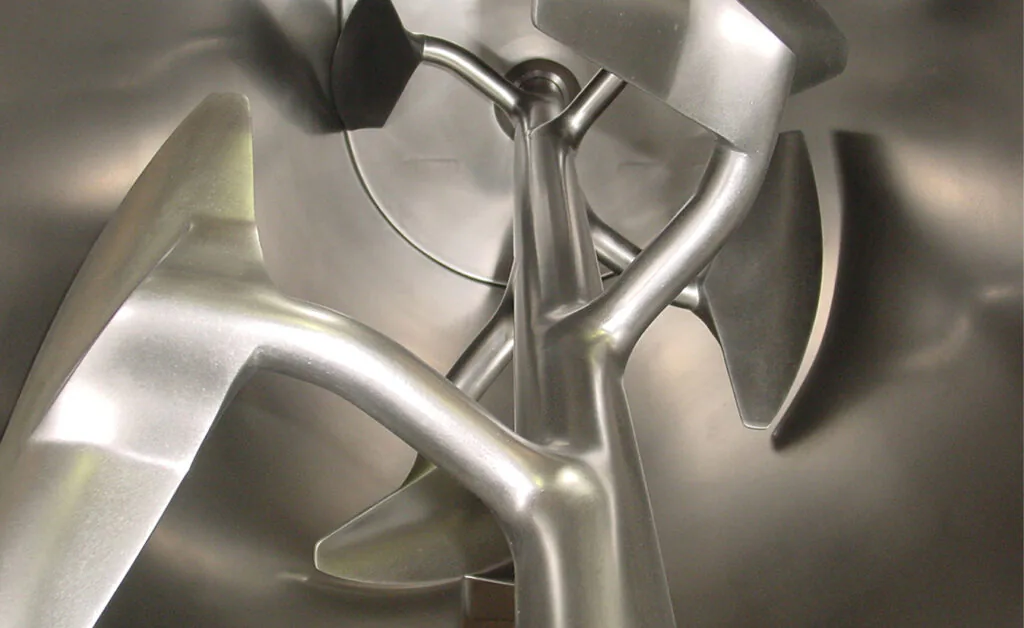 Horizontal mixer paddle