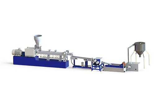 Strand plastic pelletizing line