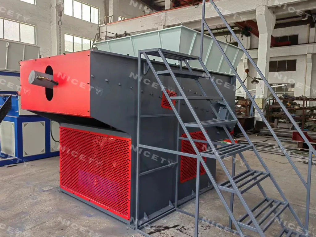 single shaft plastic shredder machine