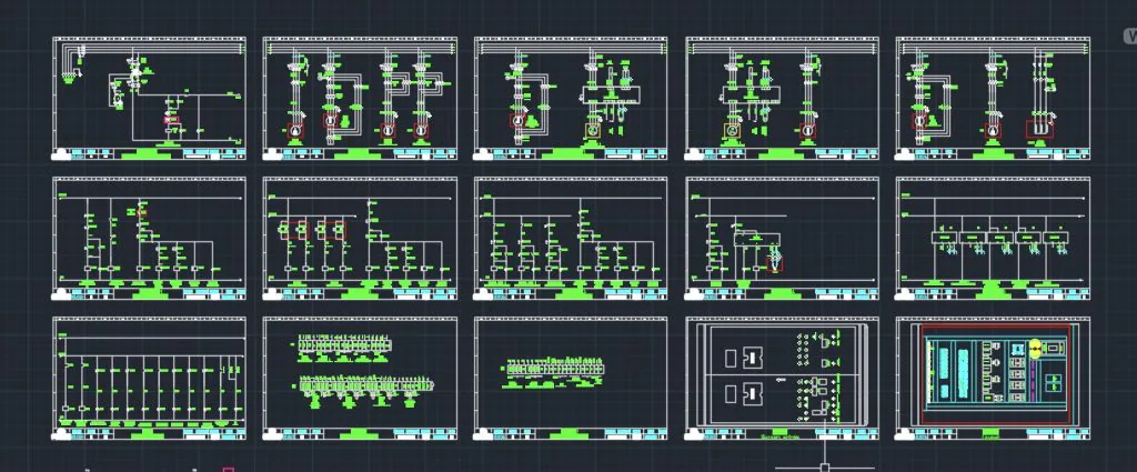 PET Recycling Line Electrical schematic diagram