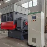 single shaft plastic shredder machine