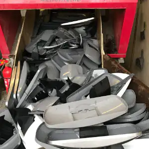 abs plastic recycling machine