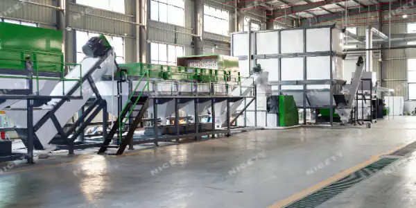 pe film plastic washing recycling machinery