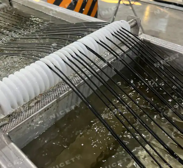 plastic strand pelletizing system