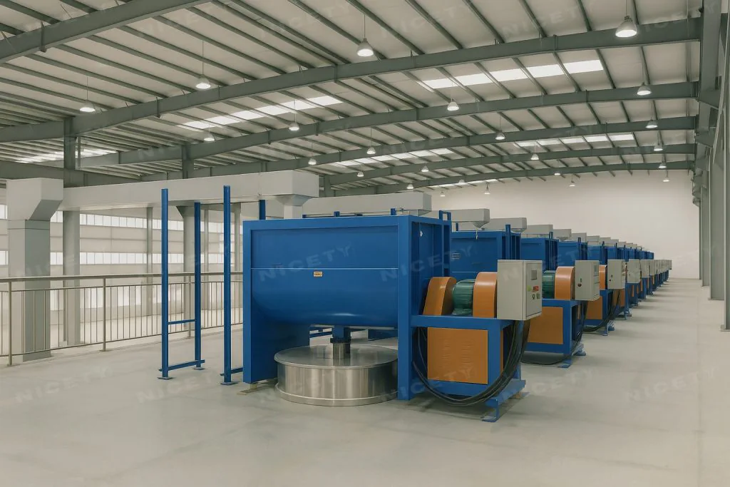 Horizontal ribbon blender 