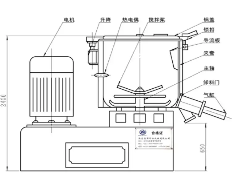 Henschel Mixer Machine, High speed mixer