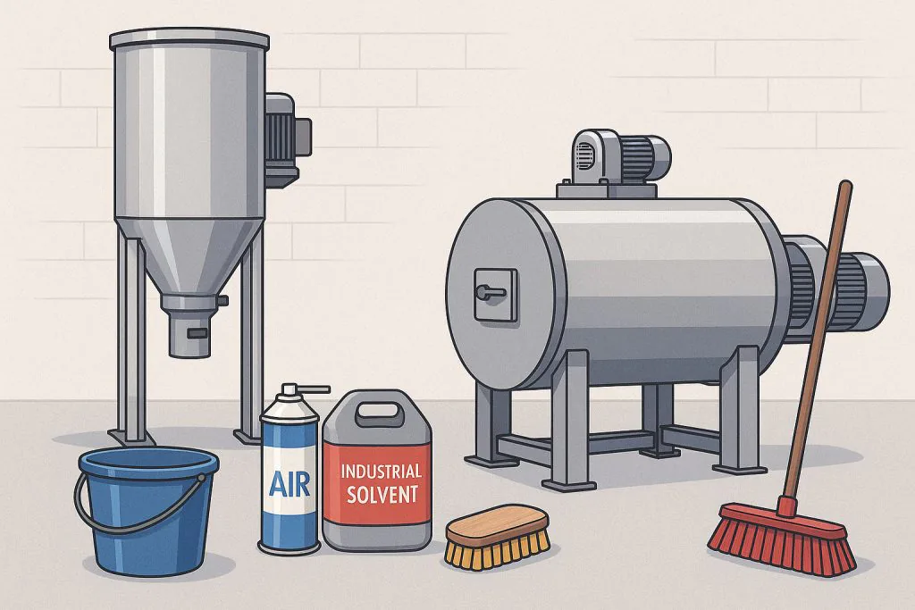 How to clean your industry plastic mixer after use?