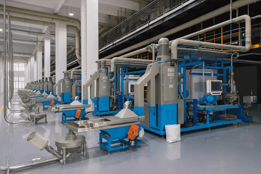 plastic masterbatch pellets colorful compounding