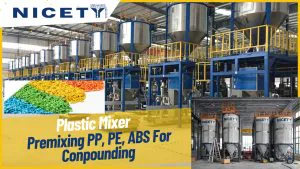 how does premixing affect the quality of pp, pe, abs, and pet compounds