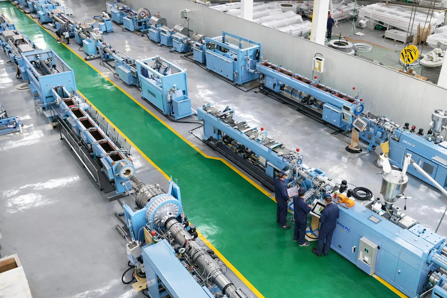 central feeding system for pipe extrusion production lines - Nicety Machinery Co., Ltd