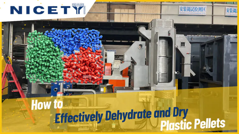 how to effectively dehydrate and dry plastic pellets